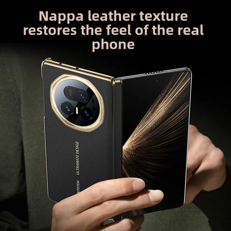 

Case For Samsung Galaxy Z Fold7 Napa Leather Texture Lens protectionCover For Samsung Galaxy Z Fold7 Shockproof Bumper Funda