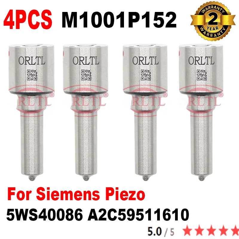 

4PCS M1001P152 New Diesel Fuel Injector Nozzle For Siemens Piezo Injection 5WS40086 A2C59511610 4M5Q-9F593-AD 4M5Q9F593AD