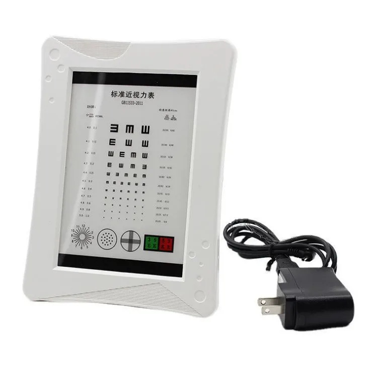 Glasses Instrument LED Presbyopia Eye Chart, Handheld Proximity Meter, Multi-function Test with Glasses, Plug-in Battery