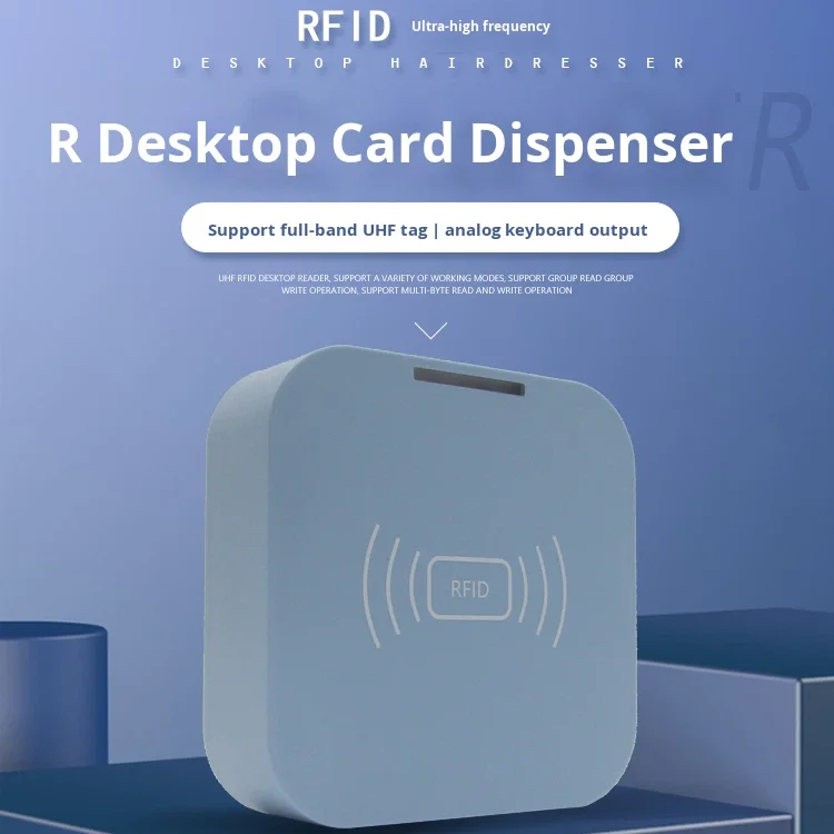2026 HG-ZM1 Ultra-High Frequency Close-Range Desktop USB RFID  & Electronic Tag Reader/Writer 915 MHz Made in China