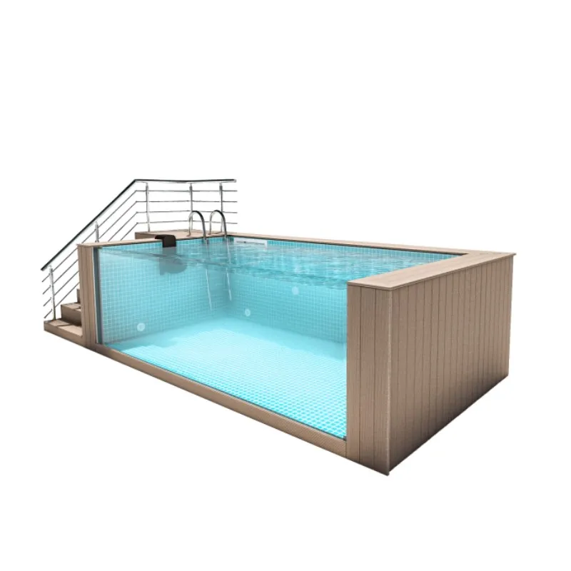 Aupool Premium Above Ground Pool with Complete Filtration System for Gym and Home swimming pool