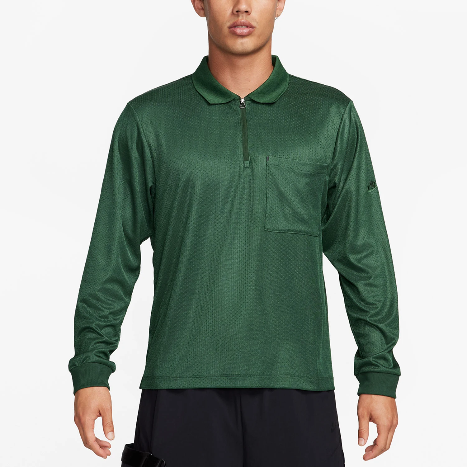 

Официальный новый мужской удобный дышащий спортивный воротник Nike с длинными рукавами FB7382-323