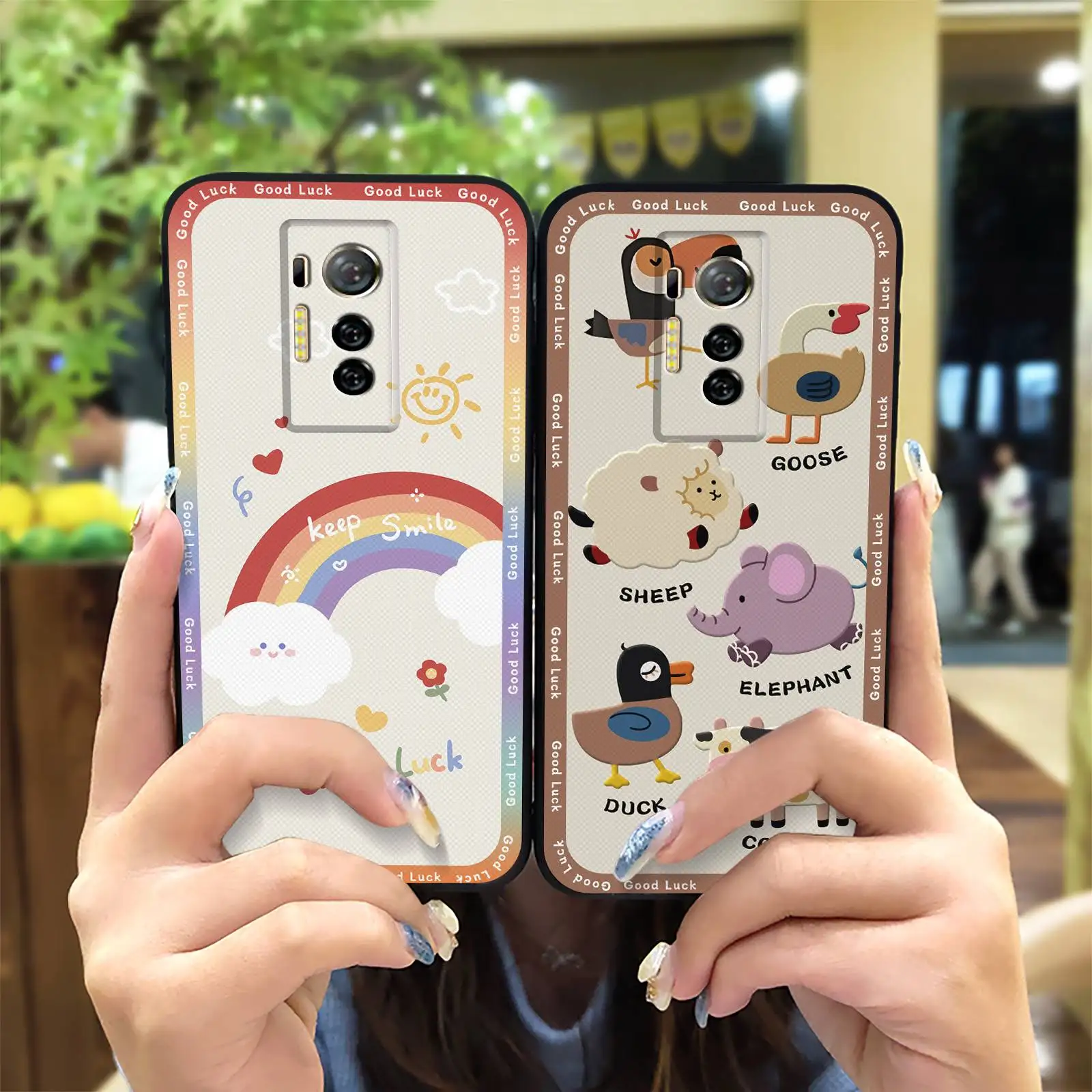 Soft case Fashion Design Phone Case For Tecno Phantom X/AC8 TPU Cover Cartoon Silicone Cute Full wrap Anti-dust Durable