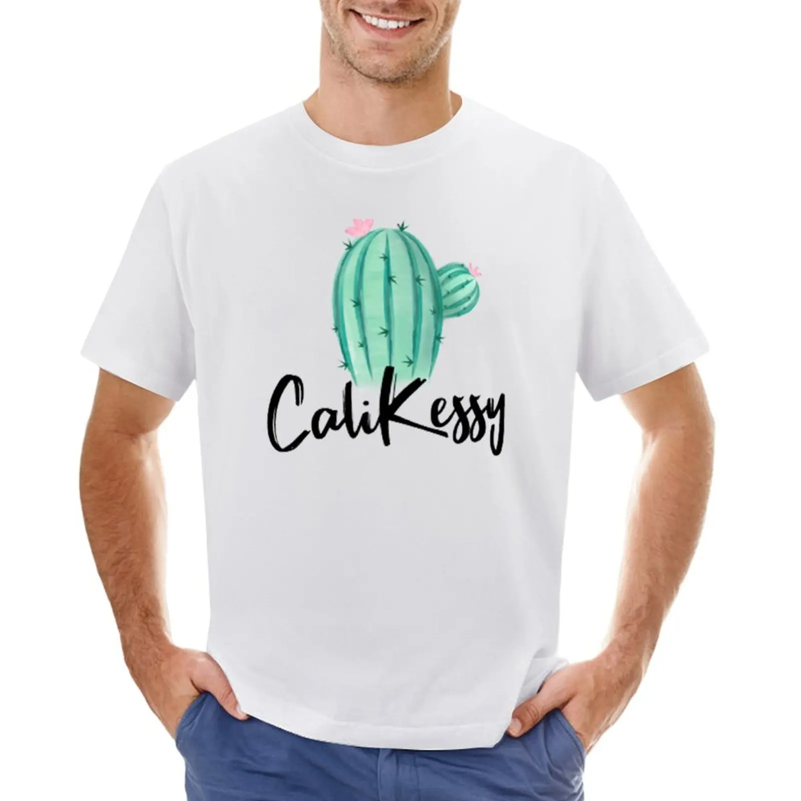 

cali kessy T-shirt aesthetic clothes customizeds men workout shirt