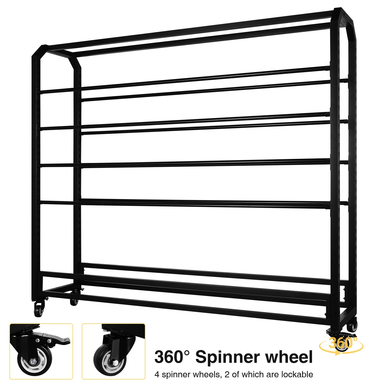 

Стеллаж для хранения рулонов ткани на колесах, большой напольный стеллаж для демонстрации текстиля от пола до потолка для штор/обоев/скатертей