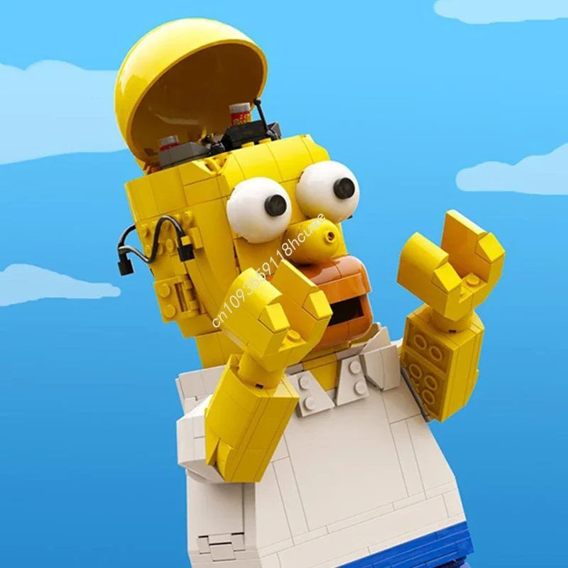 

Новые улучшенные фигурки Homering Marge, минифигурки, модульные строительные блоки, конструктор, развивающие игрушки для творчества, детский рождественский подарок