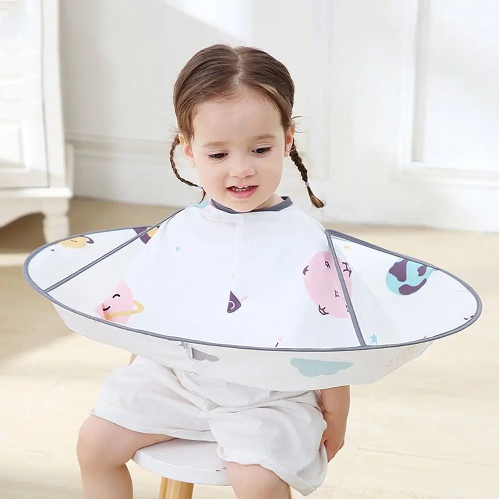 

Foldable Girls Children Hairdressing Haircut Bib Boys Haircut Cloth Kids Haircut Apron Hair Cutting Cloak Hair Cutting Cape