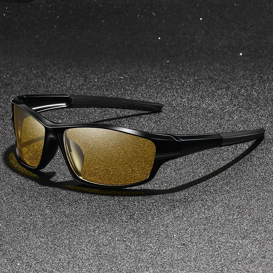 

Модные винтажные спортивные унисекс очки ночного видения уменьшают линзы визуальной усталости антибликовые очки UV400