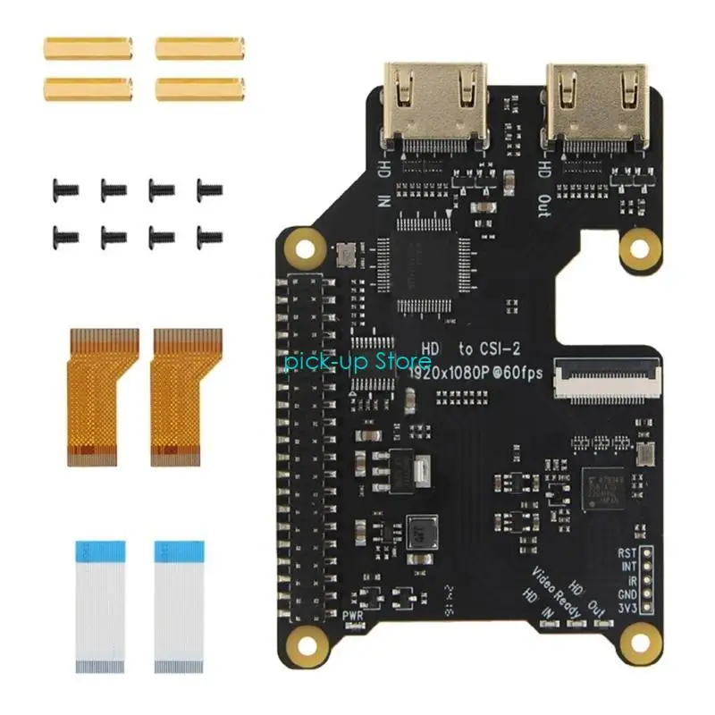 Q5WA X1301 1080P ~ CSI2 변환 어댑터 지원 1920X1080 RPI 다중 모델에 대한 명확한 비디오 처리