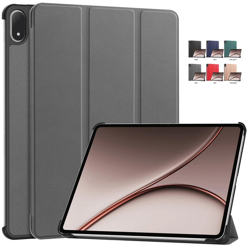 For OnePlus Pad 4 13.2 inch 2026 Case Trifold Leather Hard Stand Smart Cover For Coque Oneplus Pad 4 Case For OnePlus Pad4 Cover