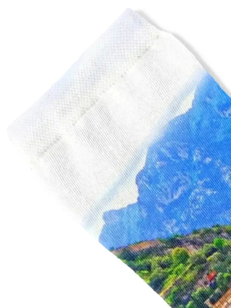 The City of Amalfi - Crown Jewel of the Amalfi Coast Socks aesthetic set sheer hiking Socks Female Men's