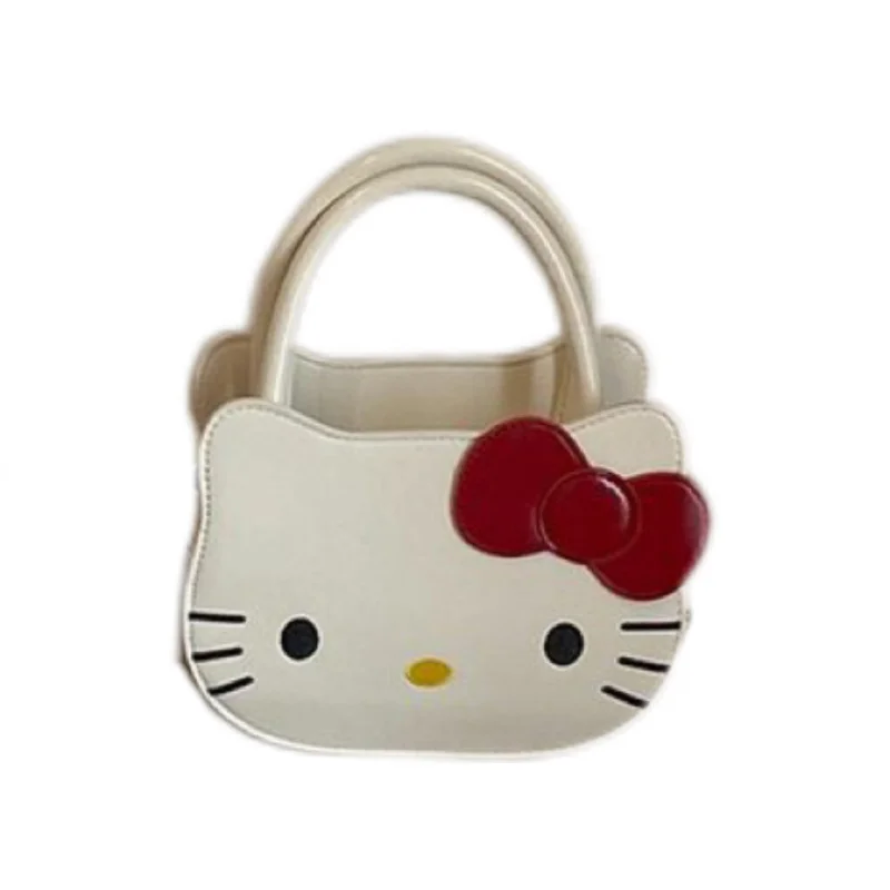 New Sanrio Hello Kitty Cute Cartoon Handbag Fashion Simple Messenger Bag Outdoor Portable Handbag Girls And Ladies Holiday Gift