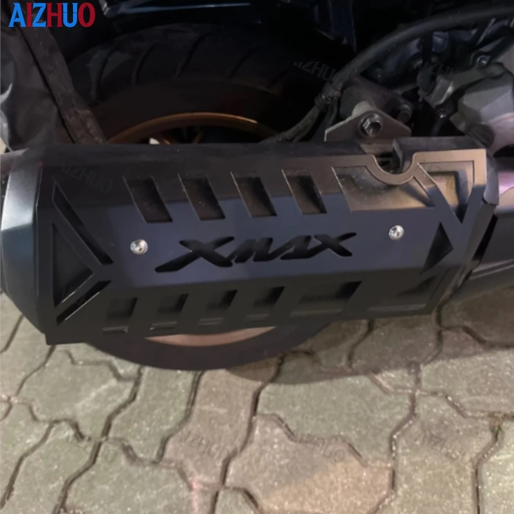 Für YAMAHA XMAX 300 X-MAX 300 250 2017-2022 2023 2024 Motorrad Auspuffschutz Verbrühungsschutz Auspuffabdeckung