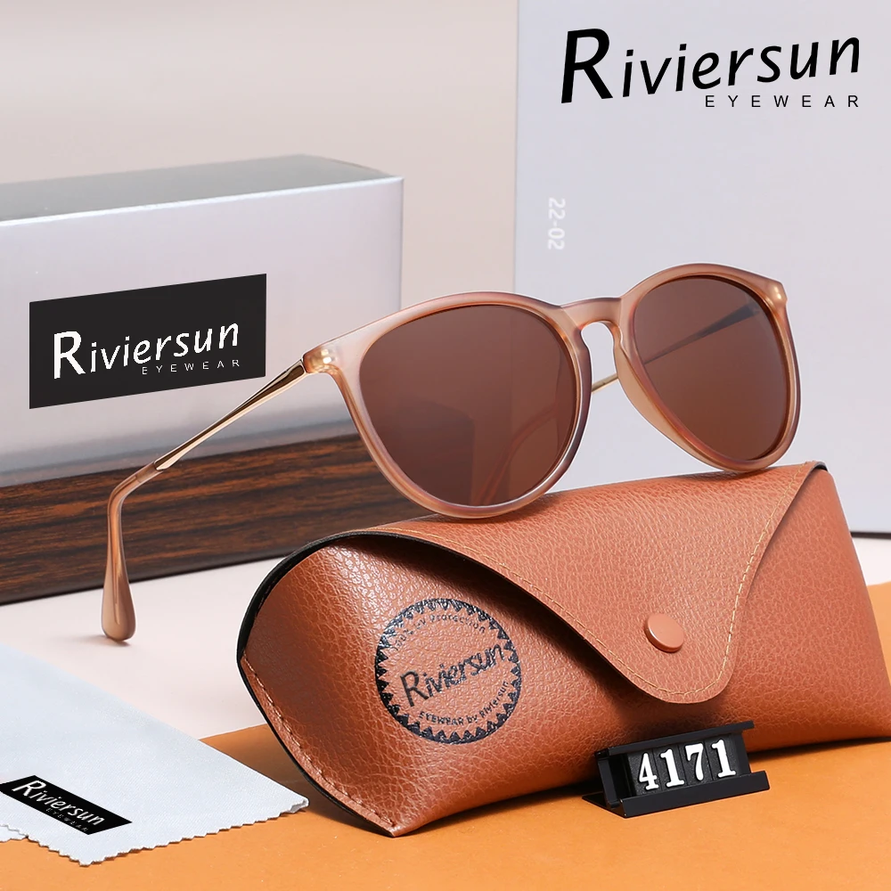 Modische Luxus-Designer Cat-Eye Sonnenbrille für Damen UV400 Polarisierte Eyewear Freizeit- und Urlaubsbrille