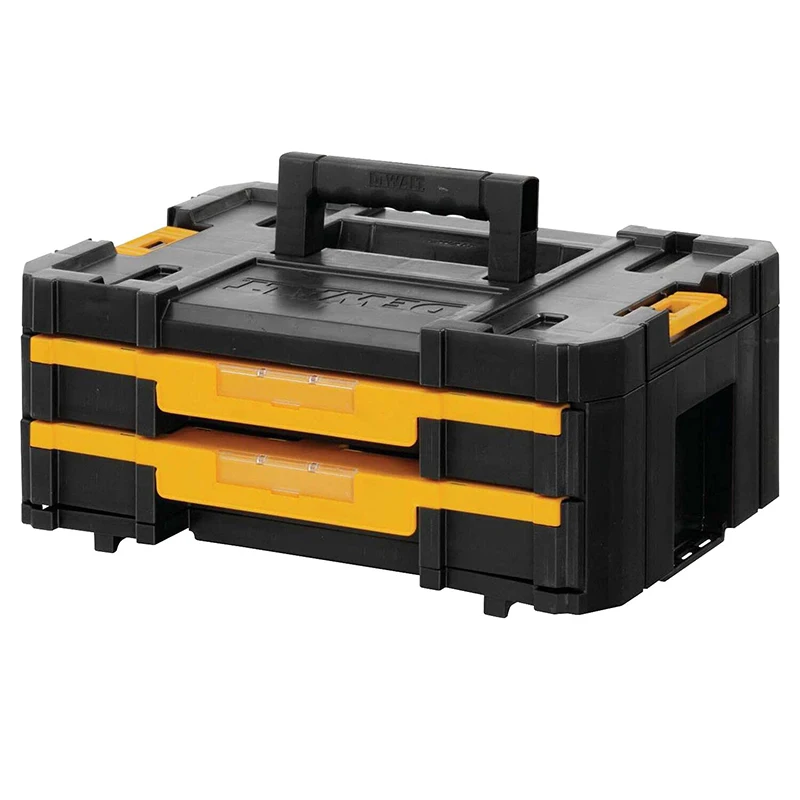 DEWALT DWST17804 TSTAK Tool Storage Organizer Double Drawers Carrying and Storing Parts Box Accessories Case