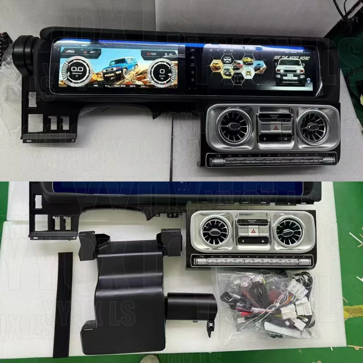 Car armrest fridge Multimedia Android For Toyota FJ Cruiser 2007~2022 Digital dashboard GPS Navigation Stereo Receiver Head Unit