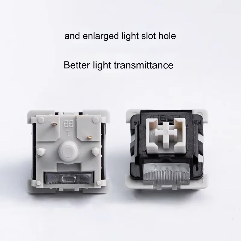 LEOBOG GrayWood V4 V3 Switch Linear POM HIFI Switches Custom Mechanical Keyboard KIT 35 Pins DIY Gaming Accessories GMK67 Hi75