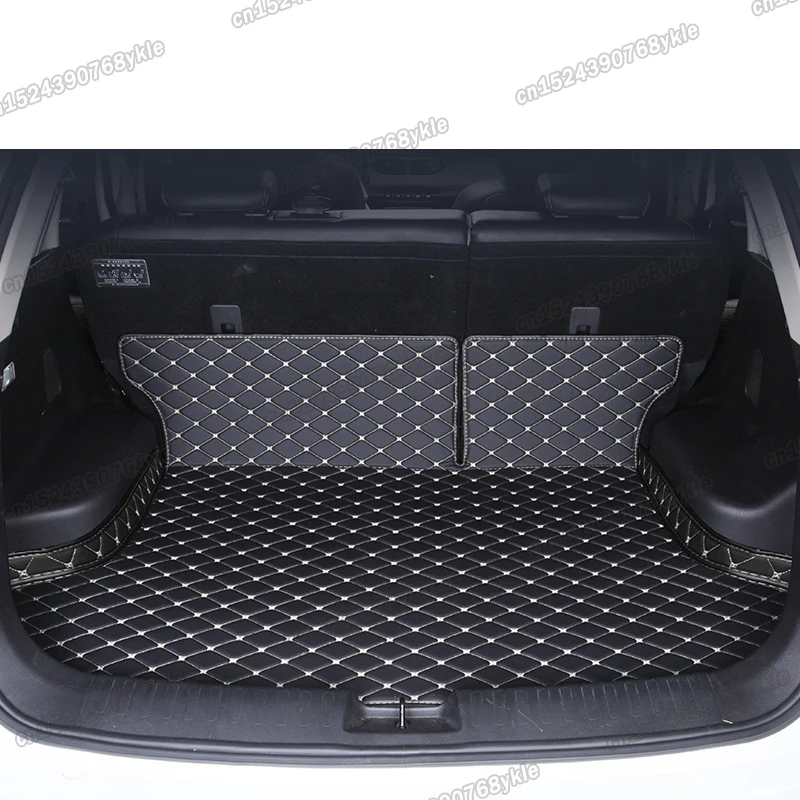 

leather car trunk mat rear cargo liner boot luggage cushion carpet mats for baojun 510 chevrolet groove 2018 2019 2020 2021 2022