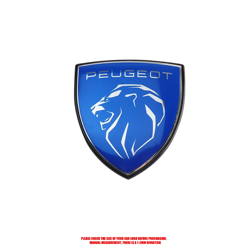 Für Peugeot 301 307 308 406 508 2008 3008 5008 108 RCZ 607 107 306 Auto-Fronthaube Emblem Kofferraum-Abzeichen Frontgrill Logo Aufkleber – Detail 9