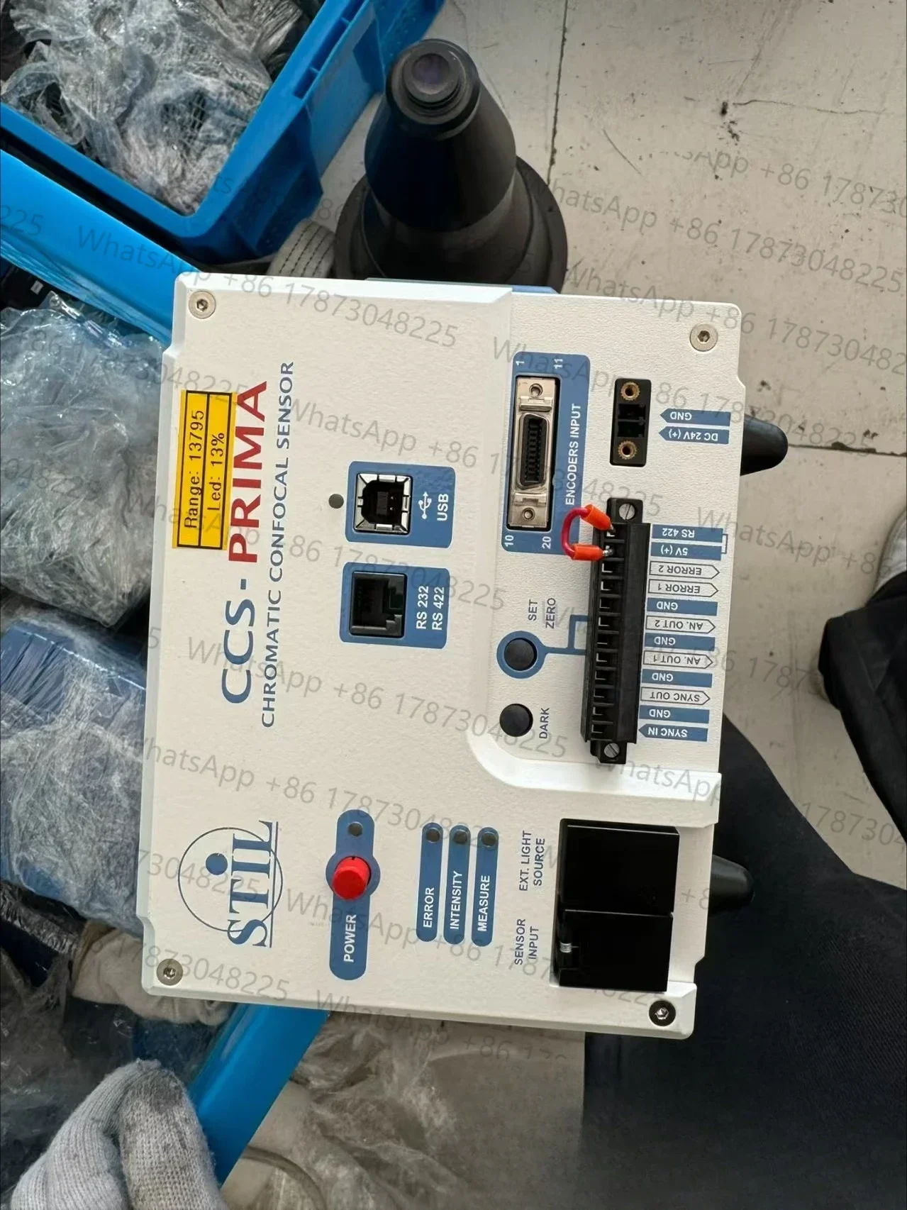 Used CCS-100-N1 Prima 4 Spectral Confocal Sensor Functional test OK