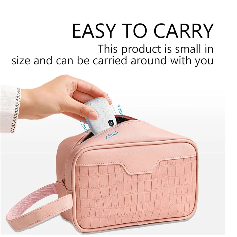 ABMH-거울이 있는 콘택트 렌즈 클리너, 콘택트 렌즈 클리너 기계, 소프트 렌즈 처리용 USB 초음파 콘택트 렌즈 클리너