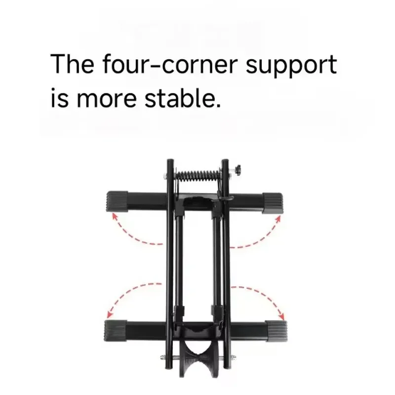 Foldable Bicycle Stand Portable Wheel Holder for Indoor Storage and Display Bike Rack