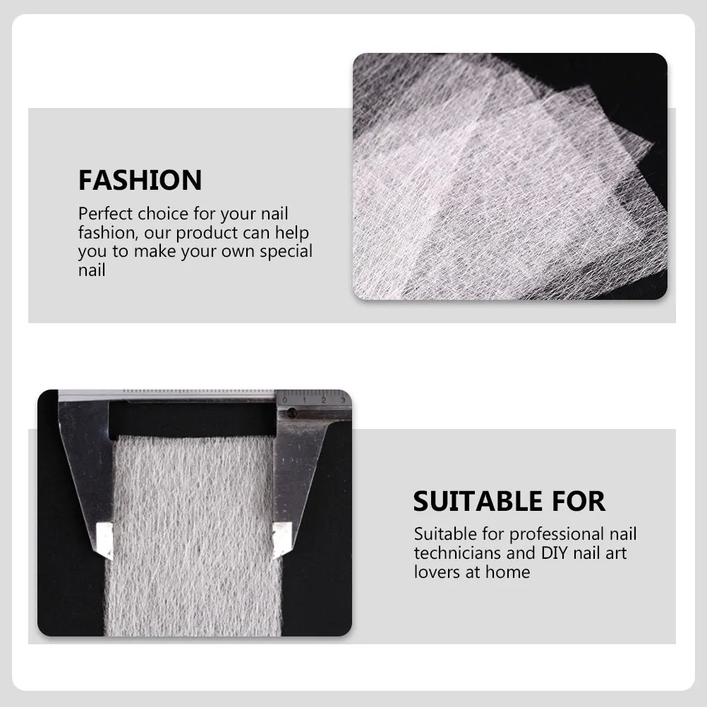 

60Pcs Fiber Nail Art Kit Premium Lightweight Portable Manicure Extension for DIY Nail Design Salon Use Gift Idea