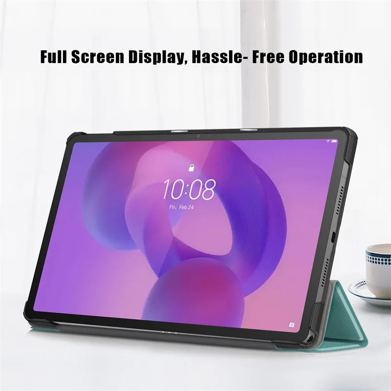 Dreifach Faltbare Hülle für Lenovo Tab Idea 11 TB336ZU mit Auto-Wach-/Schlaf-Funktion Stoßfeste PC-Abdeckung für Lenovo Tablet – Detail 4