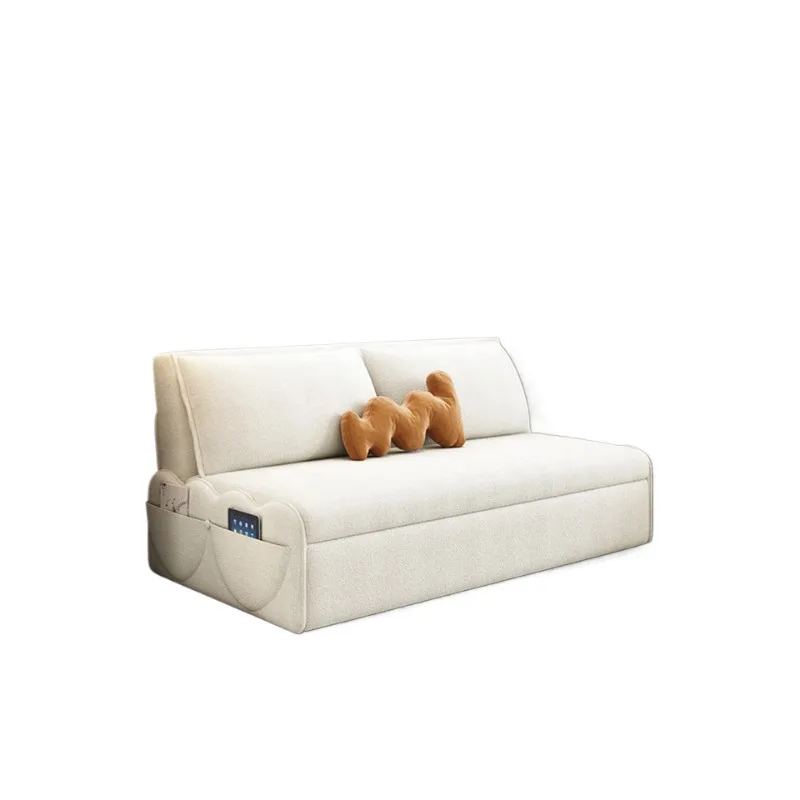 Folding sofa bed, multi-functional integrated dual-purpose living room small apartment new single retractable storage sofa bed
