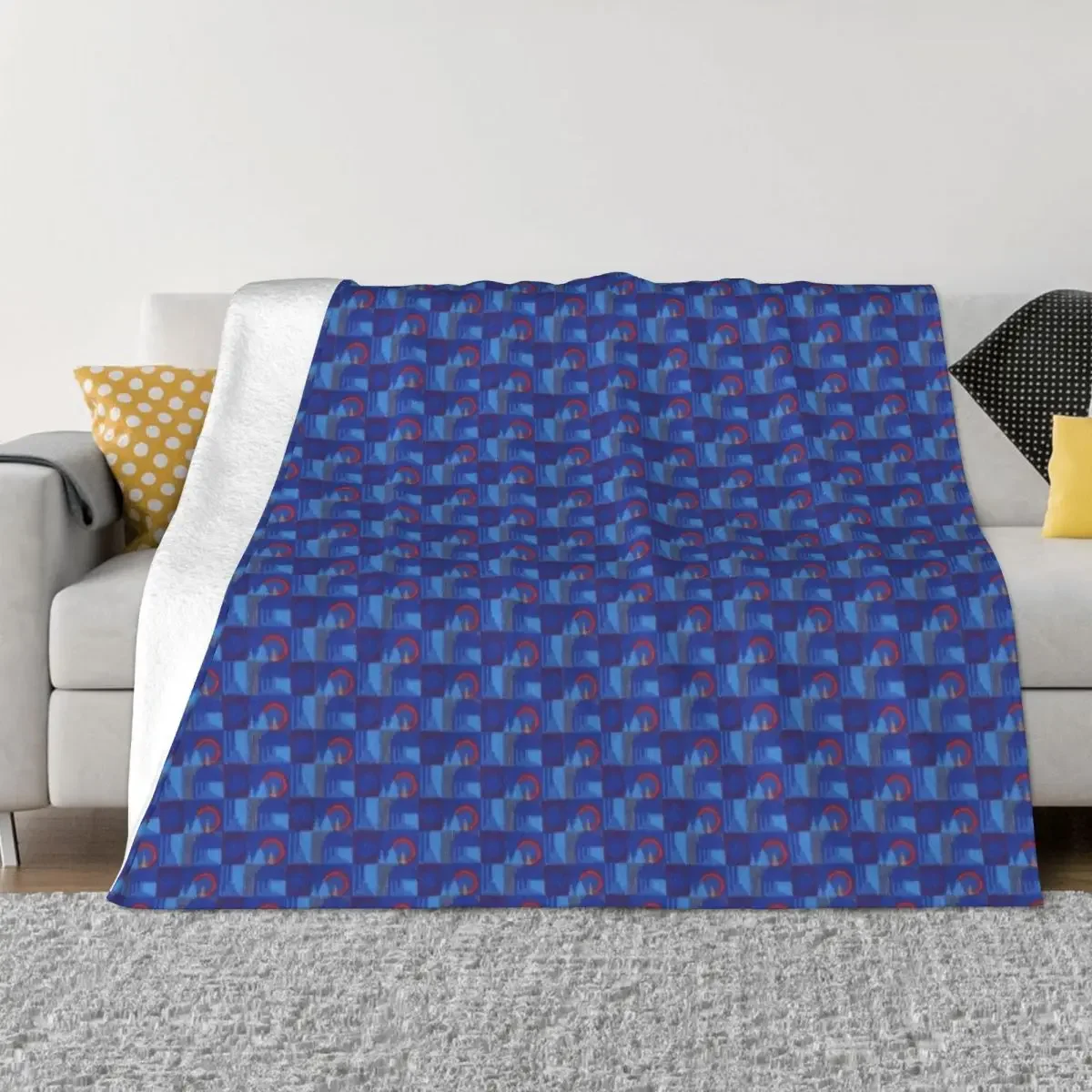 

Central, Victoria, Jubilee and Northern Line - LONDON UNDERGROUND seat cover moquette Throw Blanket manga Thin Blankets