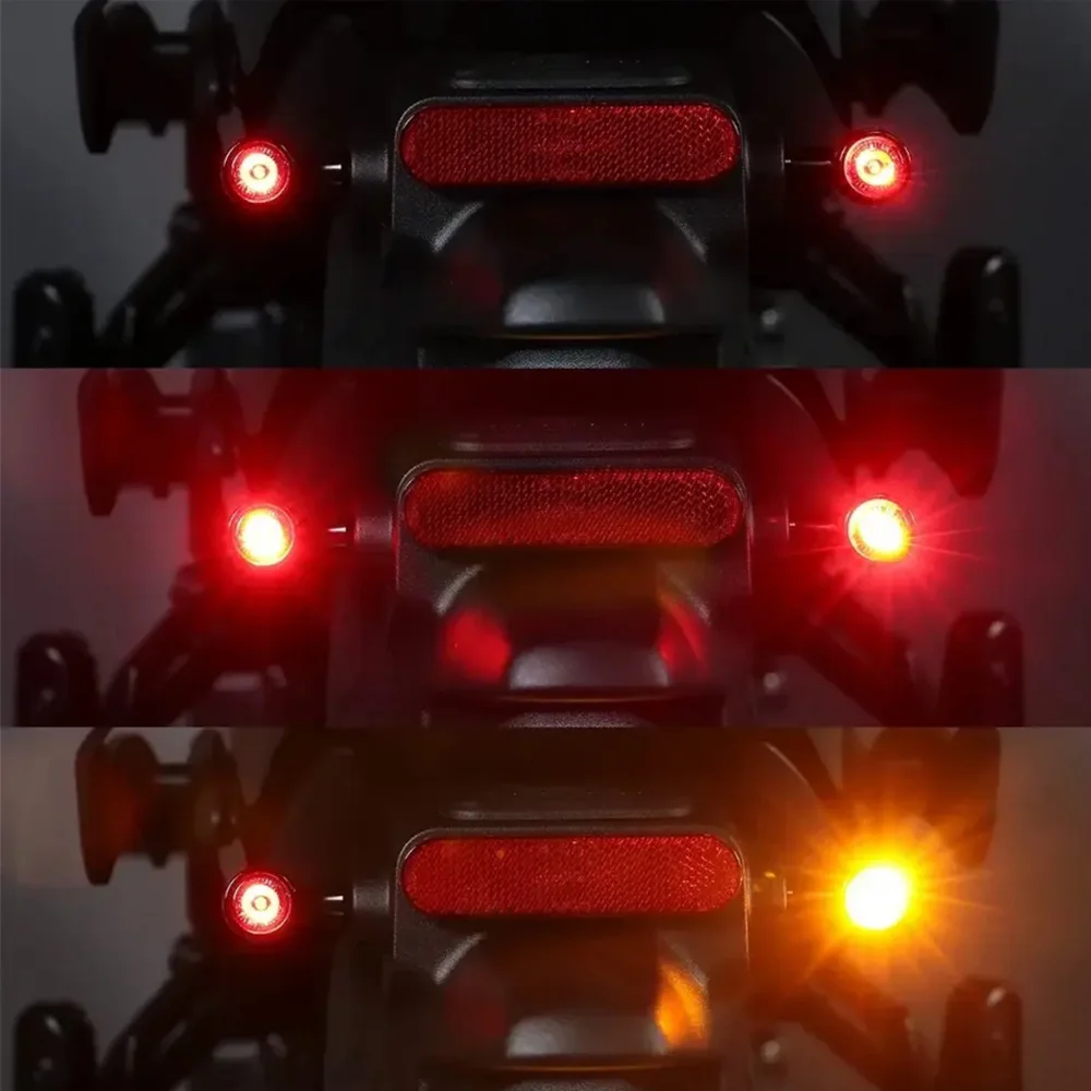 E24 Retro Motorcycle Turn Signal LED Light Flashing Indicator Tail Brake Light 8mm For Harley Yamaha Cafe Racer Bobber Chopper image 5