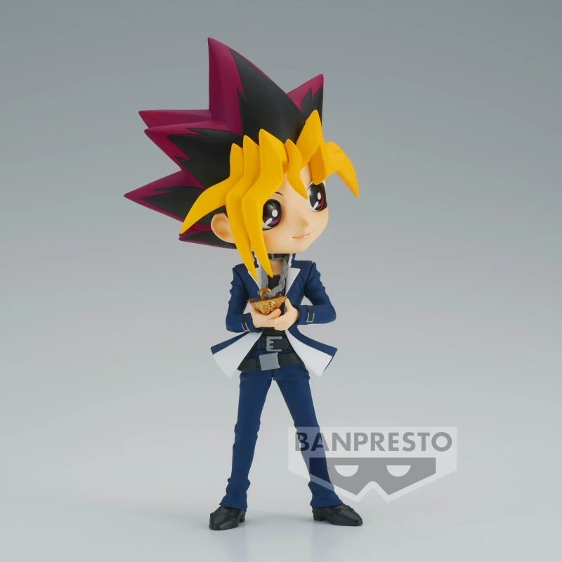 Bandai Origineel Duel Monsters Anime Figuur Q Posket Mutou Yugi Actie Figuur Speelgoed Voor Kinderen Cadeau Verzamelbare Model Ornamenten