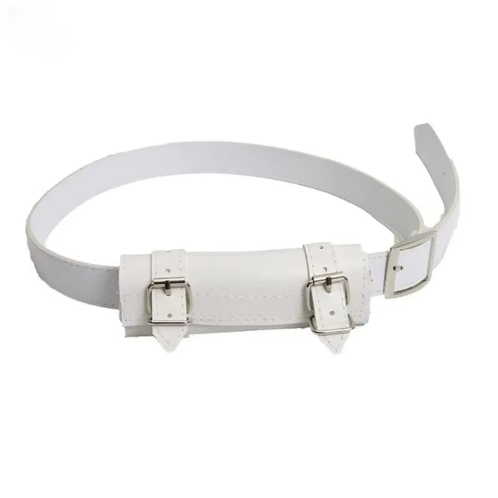 Leather Sword Belt Holder Adjustable Waist Strap Buckled Loop Samurai Sword Belt Single Sword Katana Scabbard Belt