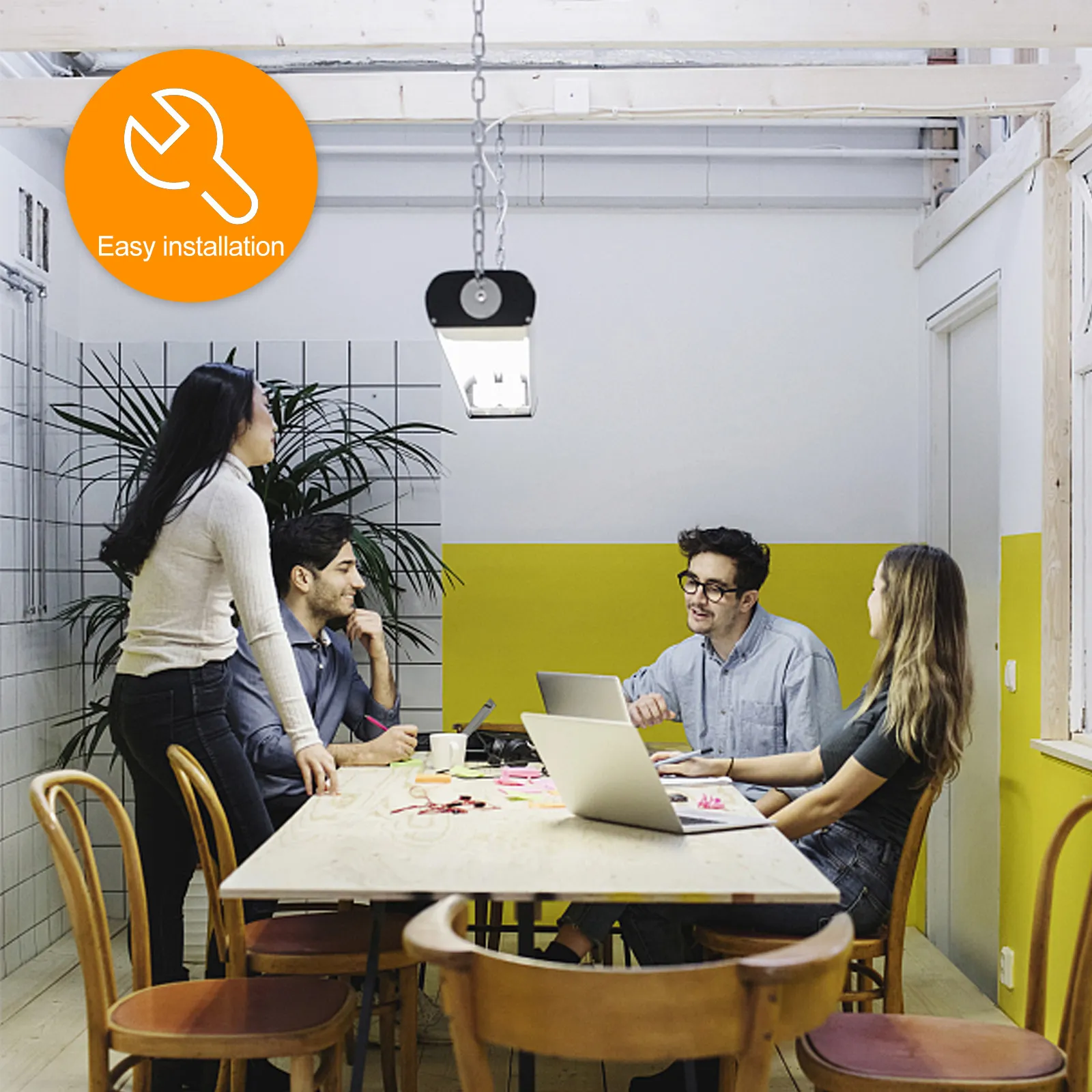 

100Pcs LED Light Clips Strong Manganese Steel Fluorescent Tube Mount for Lamp Fixture Installation Reliable Holder Bracket