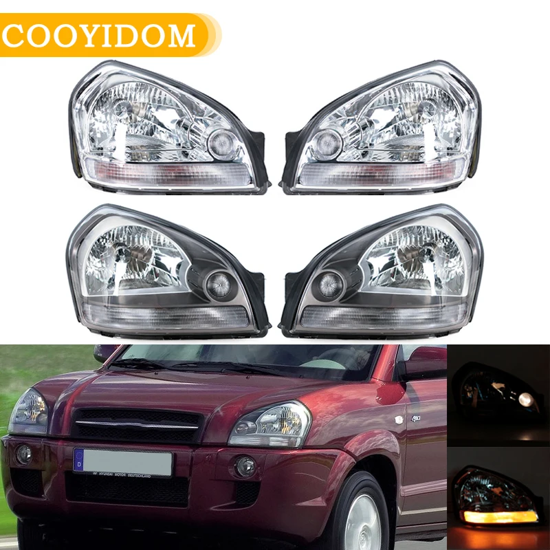 

Автомобильные дневные ходовые огни для Hyundai Tucson 2005 2006 2007 2008 2009 2010, фары, сигнальные лампы, автомобильные аксессуары