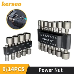Hex Sockets Sleeve Nozzles Nut Driver Set 9/14pcs Screwdriver Set Schroevendraaier Set Bits Sets Tools Socket Wrenches