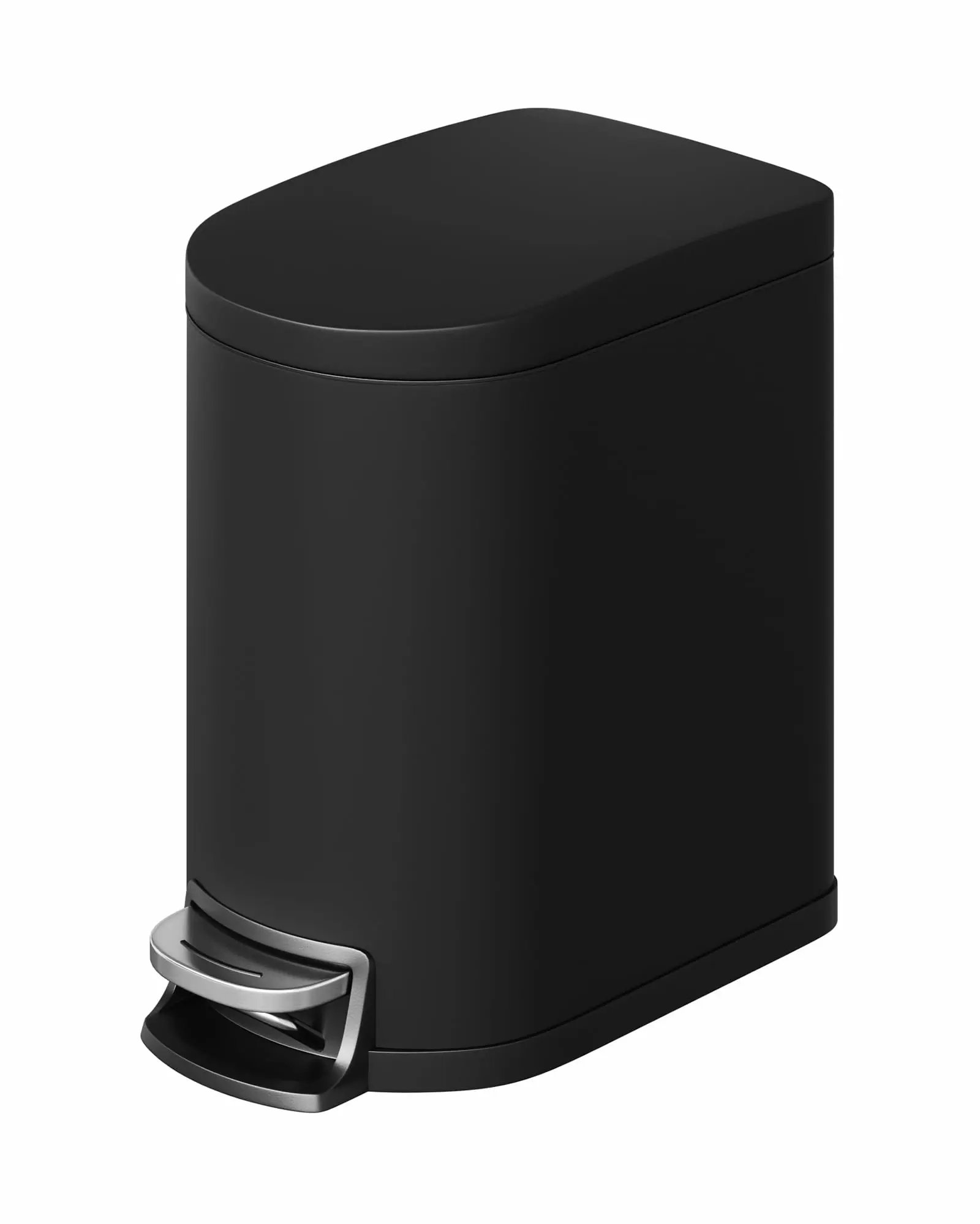 GarveeHome GarveeHome 1.6 Gal Step-On Trash Can, Stainless Steel Small Bathroom Garbage Bin with Soft Close Lid, Slim Space-Saving Design, Removable Inner Bucket for Bathroom, Bedroom, Office, - Aliexpress Deal