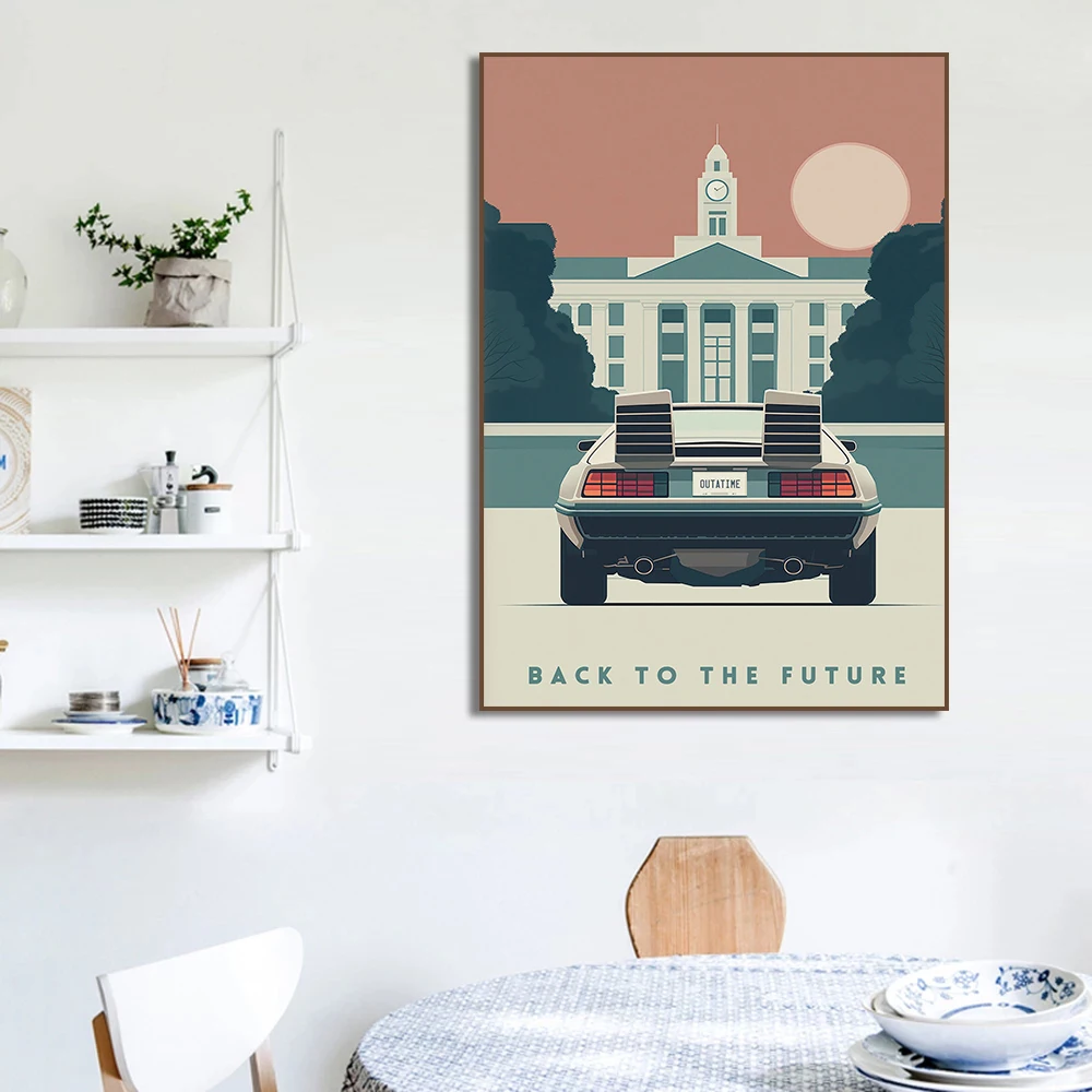 Frameless,Nordic Classic Movie Pulp Fiction Interstellar Poster Aesthetic Minimalist Wall Art Vintage Canvas Painting Room Home