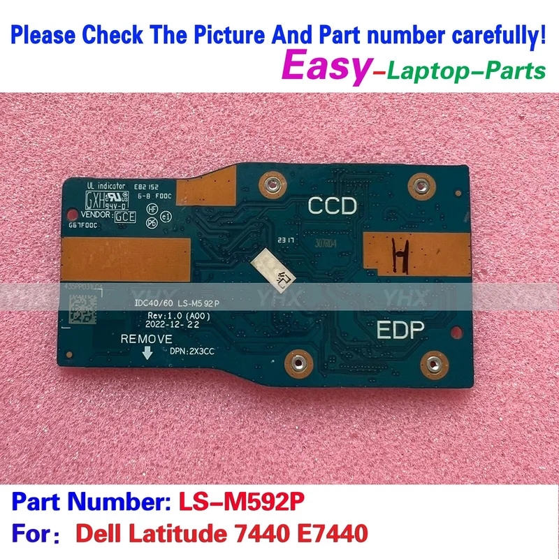 zy-nouveau-pour-dell-latitude-7440-e7440-carte-adaptateur-de-camera-integree-ls-m592p