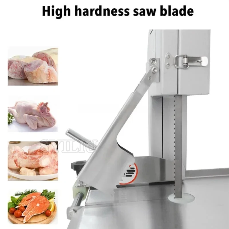 

Электрическая пила для разделки костей и мяса, с функцией разделения ребер, для замороженного мяса, для нарезки рыбы, мясорезка (таксиранщик)