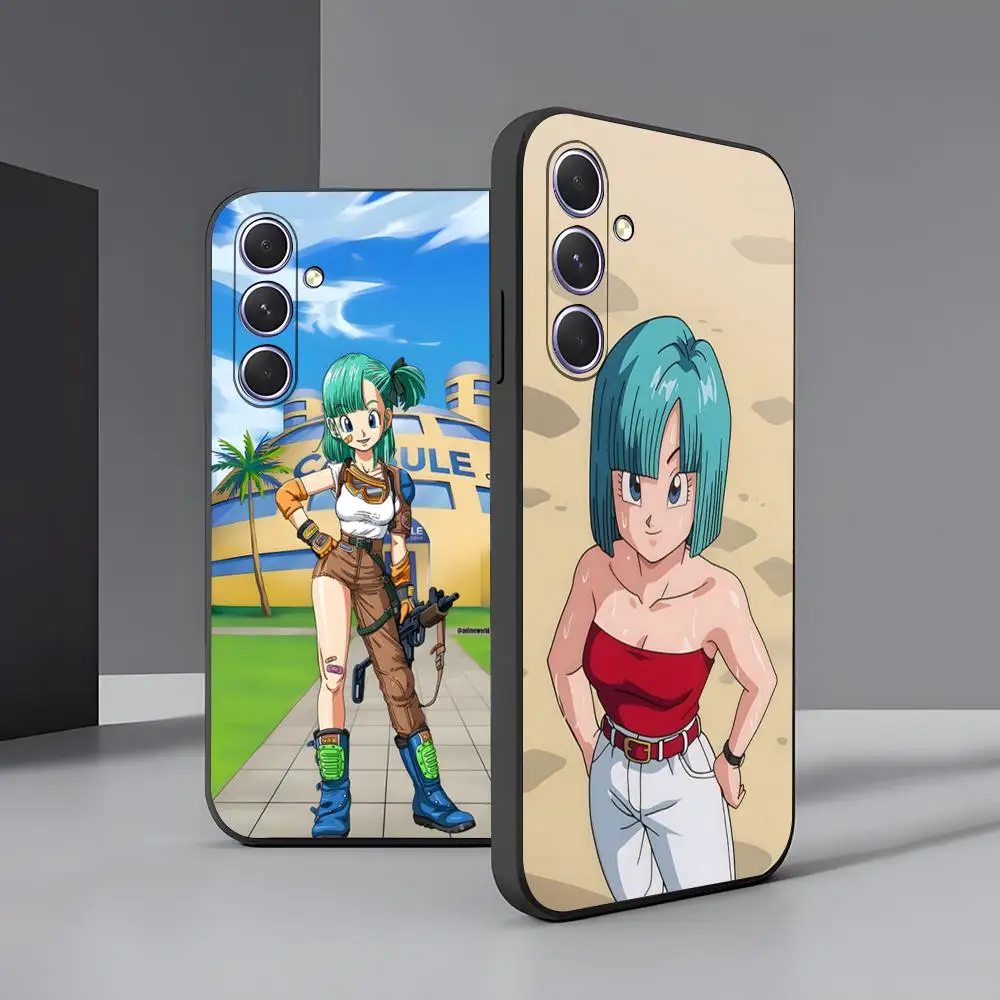 Bulma Phone Case For Samsung A57 A37 A17 A56 A36 A26 A16 A25 A35 A55 A34 A24 A54 Black Soft Shell