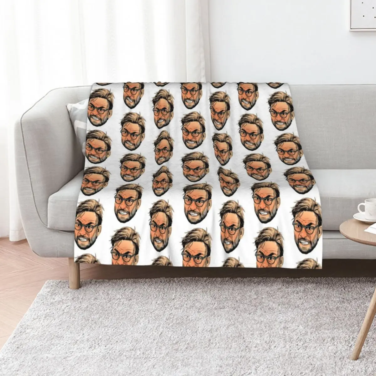 Furious Klopp Throw Blanket for babies Vintage warm for winter wednesday Thermals For Travel Sofa Quilt Blankets