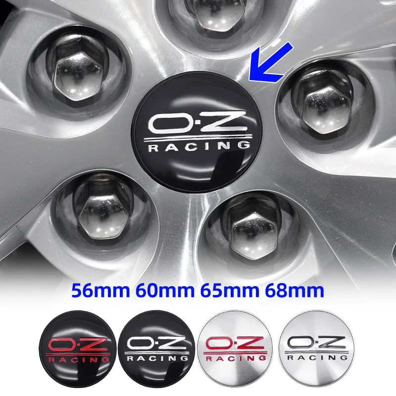 

4 pieces 56mm 60mm 65mm 68mm Car Hub Caps Wheel Center Cover Hubcaps Decoration For OZ RACING/BBS/Opel multiple Styling badge