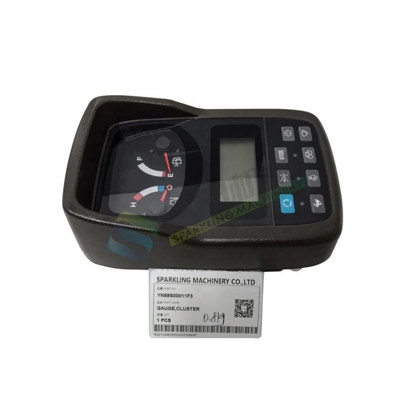 Diesel Excavators Monitor Display E165 E195 E215 E235 Gauge Cluster Panel YN59S00011F7 YN59S00011F3 72203942