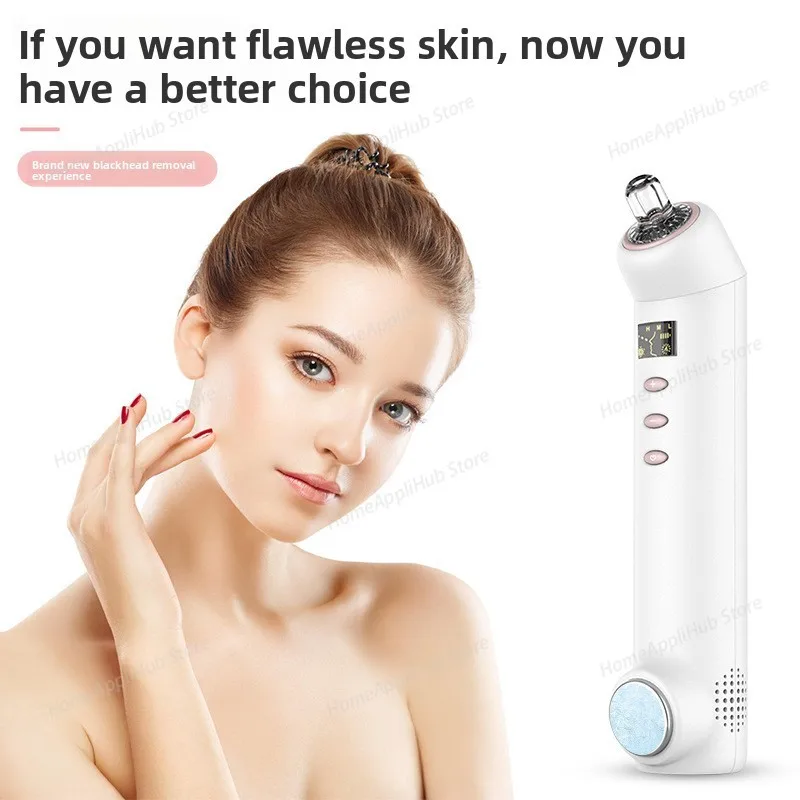 Multi-functional Hot and Cold Blackhead Remover Pore Cleanser Beauty Instrument Acne-Cleansing Pore Facial Cleanser