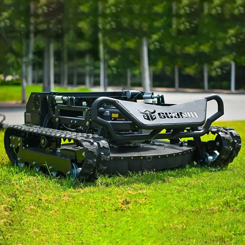 Wild Wasteland Clearing Tracked Lawnmower 900mm Cutting Height Remote Slope Grass Cutter Lawn Mower