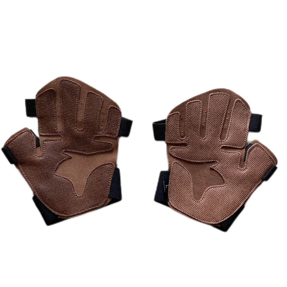 Cowhide Weight Lifting Training Gloves Men Women Gym Workout Glove for Fitness Weightlifting Pull Ups Palm Protection Support