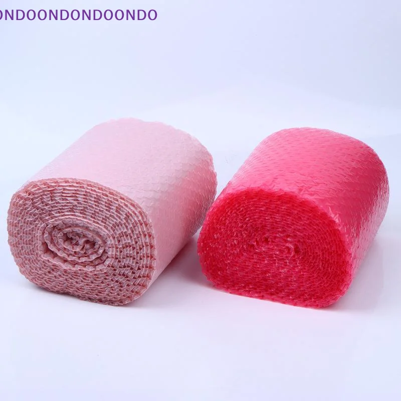 Film de protection antichoc en bulles roses épaissies en forme de cœur pour déménagement, expédition et emballage cadeau de marchandises fragiles