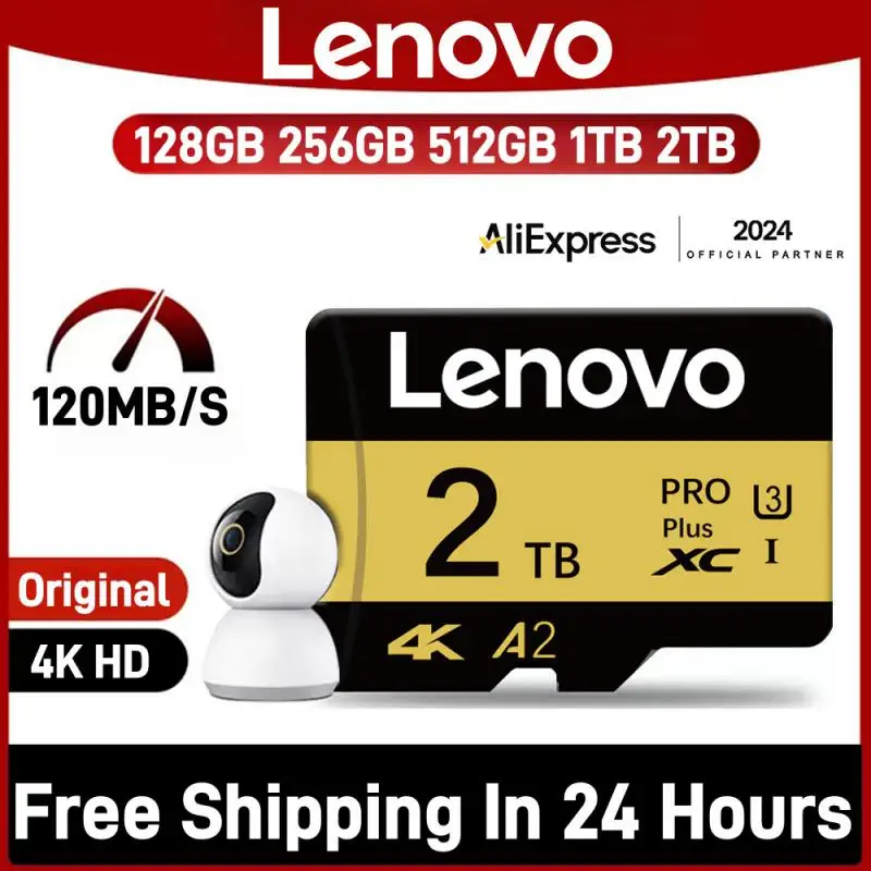 Lenovo Original 2TB High Speed Memory Card 128GB V60 1TB Mini SD Card 512GB TF SD Card 256GB TF Card For Phone/Computer/Camera