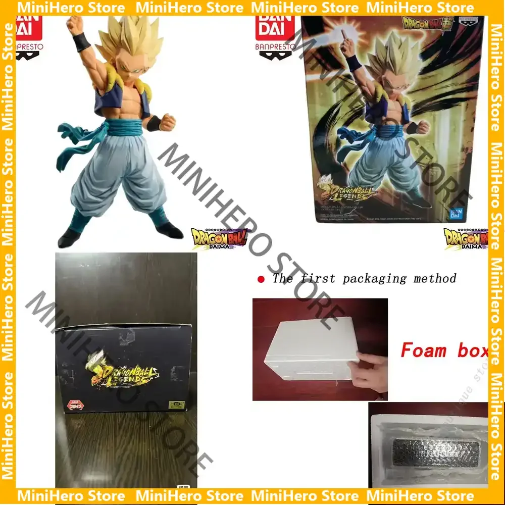

In Stock Original Bandai Banpresto Dragon Ball Gotenks Action Figure 1/8 PVC Anime Display